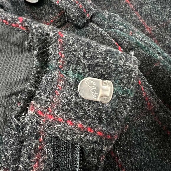 Woolrich Vintage 90s Wool Hunting Pants Trousers Red Plaid Mens 32 - Picture 8 of 12